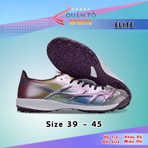 Giày Bóng Đá Mizuno Alpha 2 Elite Đen Loang TF