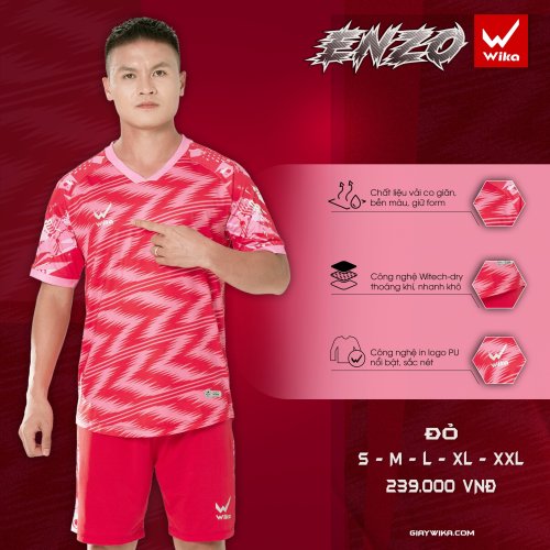 [ HÀNG HOT ĐẶT TRƯỚC ] Bộ Bóng Đá Wika Enzo