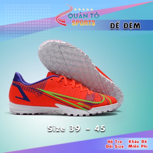 Giày Bóng Đá Nike Mercurial Vapor 14 Academy Bản Đế Đệm TF Đỏ