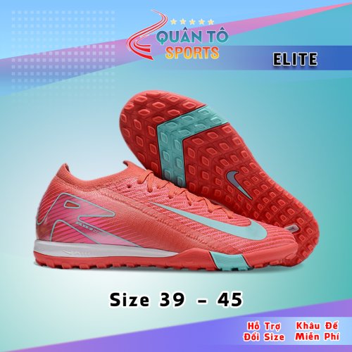 Giày Bóng Đá Nike Mercurial Vapor 16 Elite V1 Đế Đệm TF Đỏ Vạch Xanh