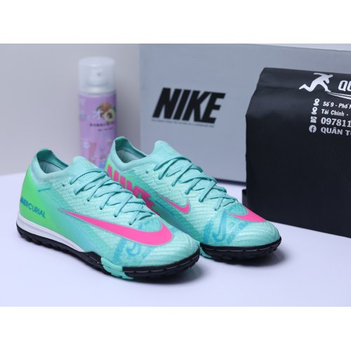 Giày Bóng Đá Trẻ Em Nike Mercurial Vapor 16 Elite SE Cosmic Speed Xanh Ngọc Cổ Lửng TF