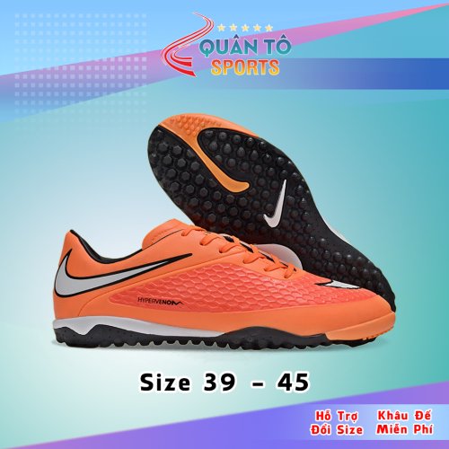 Giày Bóng Đá Nike Hypervenom Phelon TF Cam Vảy Nike Trắng