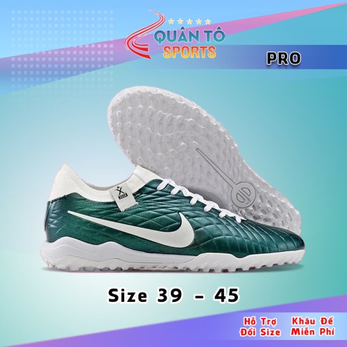 Giày Bóng Đá Nike Tiempo Legend 10 Pro  Lưỡi Gà Liền HQ TF. Kỷ Niệm 30th
