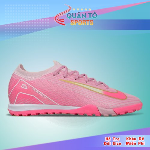 Giày Bóng Đá Nike Mercurial VAPOR 16 PRO Đế Đệm Cổ Lửng TF Hồng