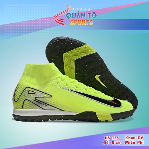 Giày Bóng Đá Nike Mercurial Superfly 10 Elite Cổ Cao TF Xanh Chuối
