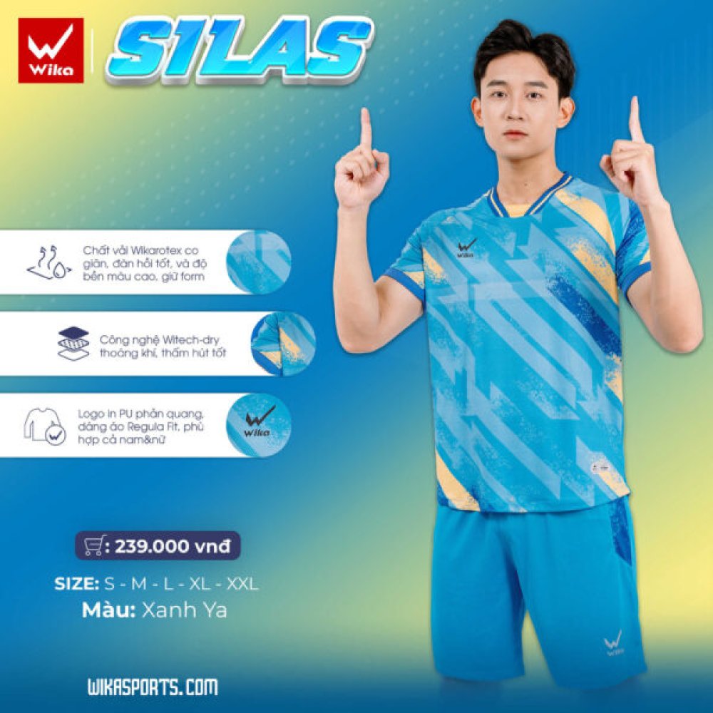 [ HÀNG HOT ĐẶT TRƯỚC ] Bộ Bóng Đá Wika Silas