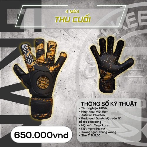 Găng tay Thủ Môn GKVN Thu Cuối