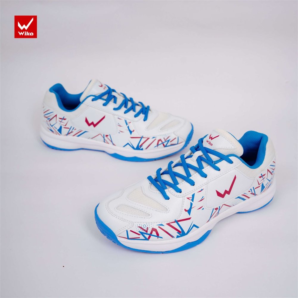 Giày Thể Thao Wika Kiba Trắng Xanh Dương Đỏ