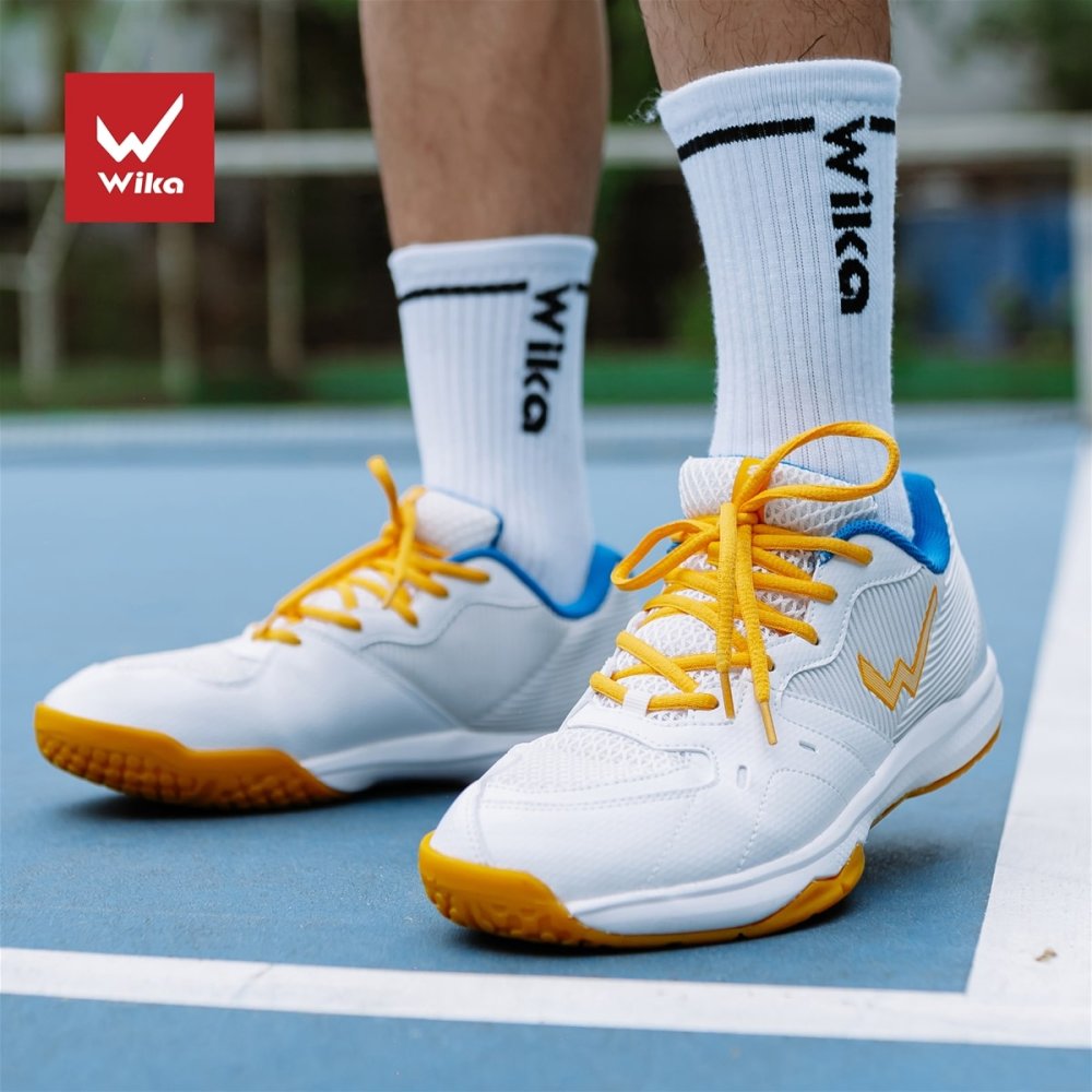 Giày Thể Thao Wika SaTo trắng Vàng