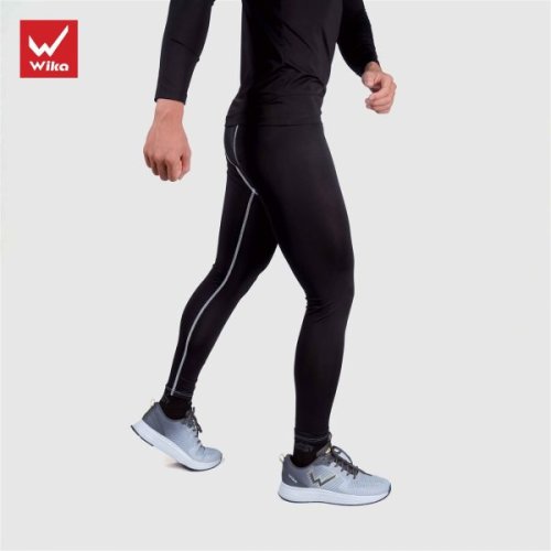 Quần Body Giữ Nhiệt Wika Combat Đen