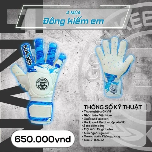 Găng Tay Thủ Môn GKVN Đông Kiếm Em