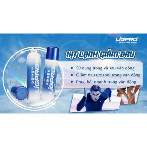 Xịt Lạnh Giảm Đau Trong/ Sau Vận Động Ligpro