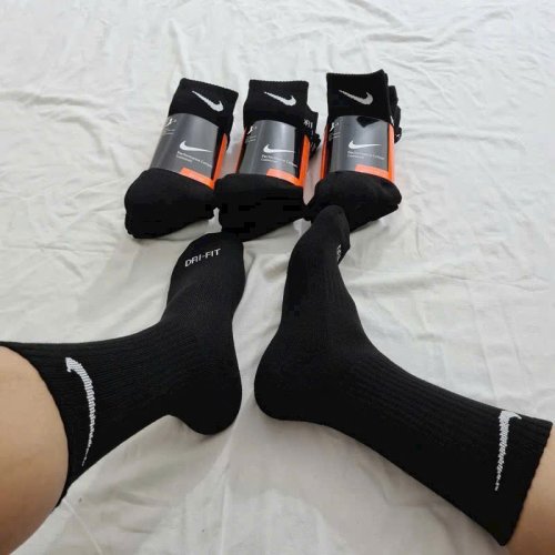 Tất Dệt Kim Dài DRI - FIT Đen