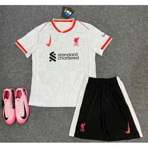 Bộ Bóng Đá Liverpool SK Thứ 3 25/26 Trắng