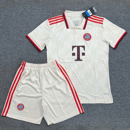 Bộ Bóng Đá Bayern Munich SK 25/26 Vàng Viền Đỏ