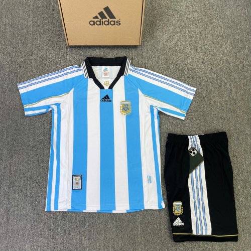 Bộ Bóng Đá Tuyển Argentina Retro 1998