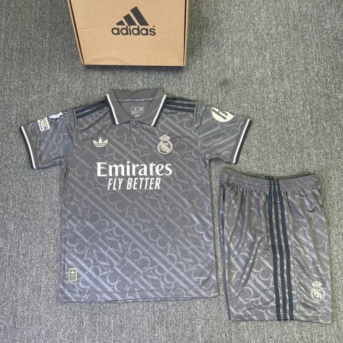 Bộ Bóng Đá Real madrid  Sân Khách 2025.2026 XÁM