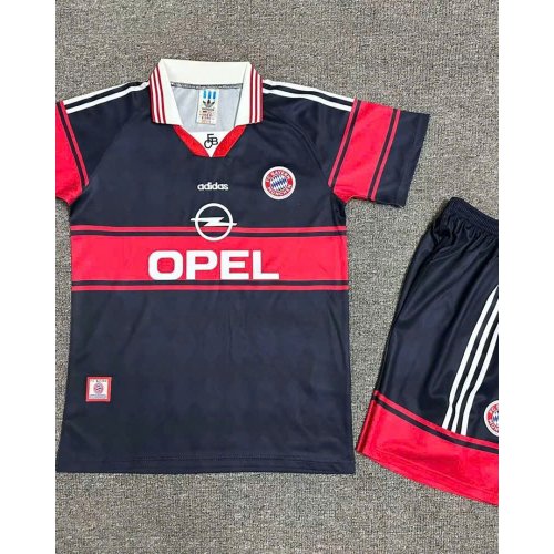 Bộ Bóng Đá Bayern Munich Retro 97/99 Xanh Than Đỏ