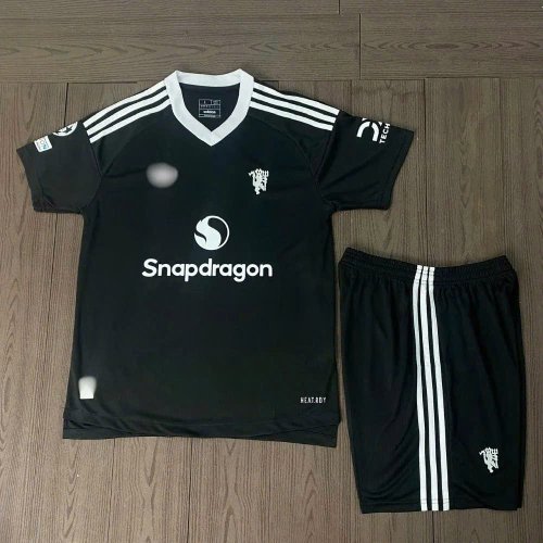 Bộ Bóng Đá Manchester United Sân Khách 25/26 Đen