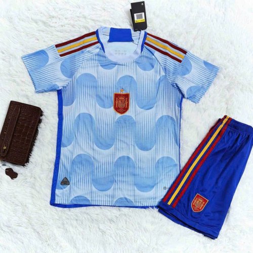 Bộ Bóng Đá Tây Ban Nha WorlCup 2022 Xanh