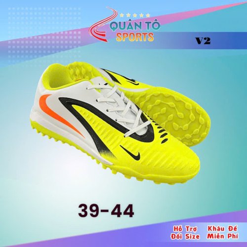 Giày Bóng Đá Phantom 6 Academy Không Đệm Đinh TF Vàng Chuối
