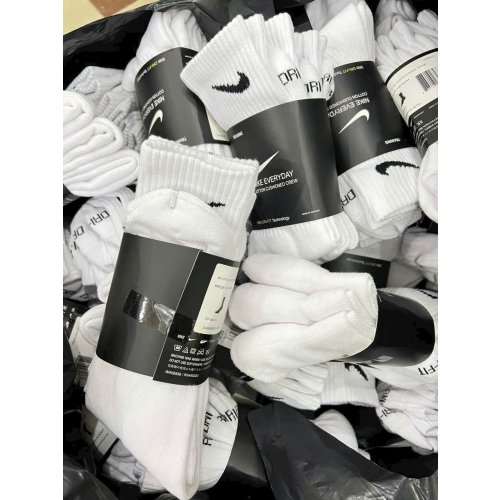 Tất Dệt Kim Dài DRI - FIT Trắng