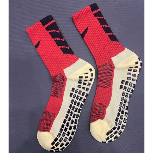 Tất Chống Trơn Cao Cấp Đỏ Viền Đen