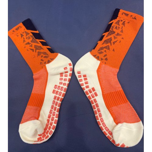 Tất Chống Trơn Cao Cấp Cam Viền Đen