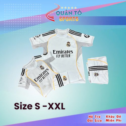 Bộ Bóng Đá Real Madrid Sân Nhà 2025/2026