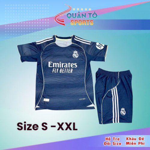 Bộ Bóng Đá Real madrid  Sân Khách 2025.2026