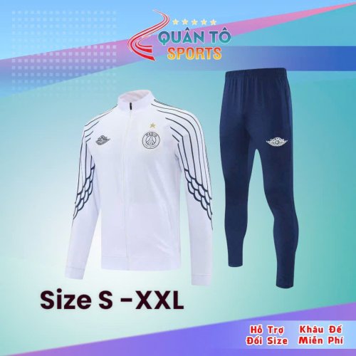 Bộ Nỉ Thái Câu Lạc Bộ Paris Sain - Germain  25/26 - Trắng