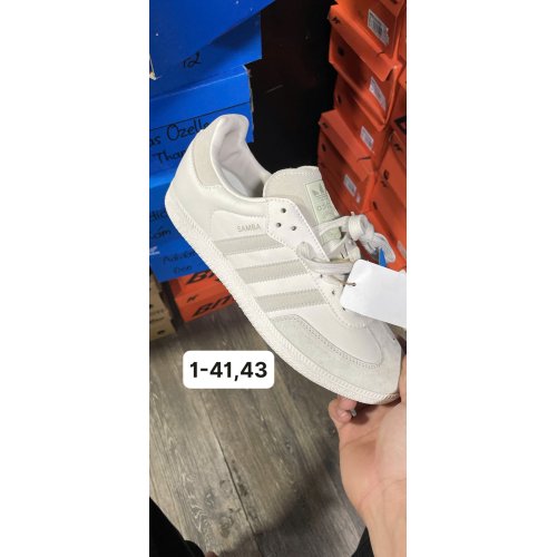 Giày Thể Thao Adidas Samba Trắng Đế Trắng