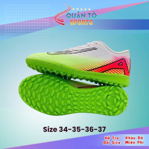 Giày Bóng Đá Trẻ Em Vapor 16 Academy VIệt Nam Trắng Xanh Chuối