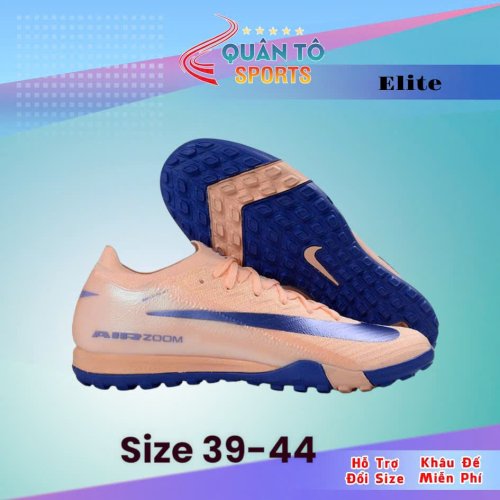 Giày Bóng Đá Nike Mercurial Vapor 16 Elite Cam Nhạt Đế Xanh TF