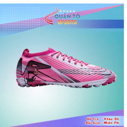 Giày Bóng Đá 16 Elite Việt Nam KTOM Hồng Trắng TF