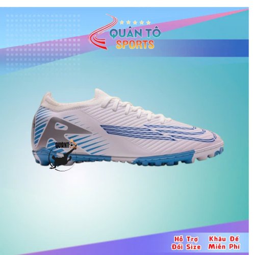 Giày Bóng Đá 16 Elite Việt Nam KTOM Trắng Xanh TF