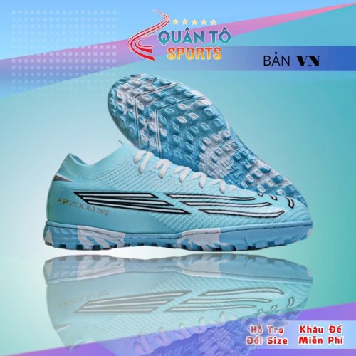 Giày Bóng Đá Trẻ Em  Vapor 16 Elite Việt Nam Xanh Vạch Đen