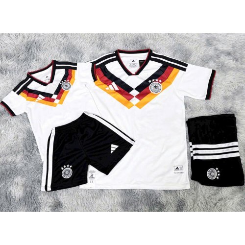 Bộ Bóng Đá Trẻ Em Đức Trắng WorlCup 2026