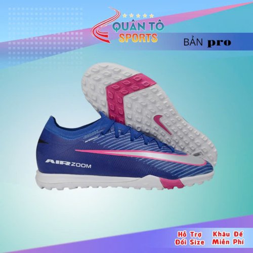Giày Bóng Đá Nike Mercurial Vapor 16 Pro Xanh Coban Cổ Lửng HQ TF