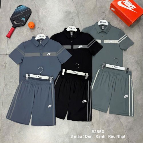 Bộ Thể Thao Nike Đẹp 2850 Đen