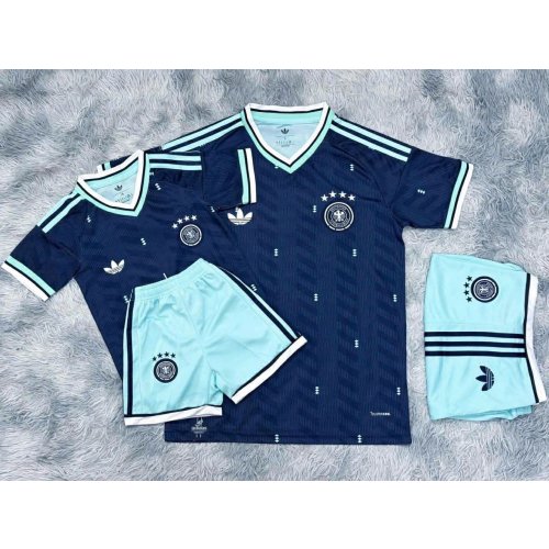 Bộ Bóng Đá Trẻ Em Đức Xanh Sân Khách WorlCup 2026