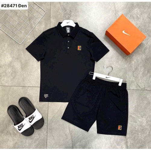 BỘ THỂ THAO NIKE CÓ CỔ 28471 ĐEN