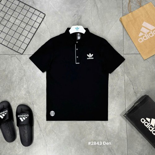 ÁO ADIDAS CÓ CỔ 2843 ĐEN