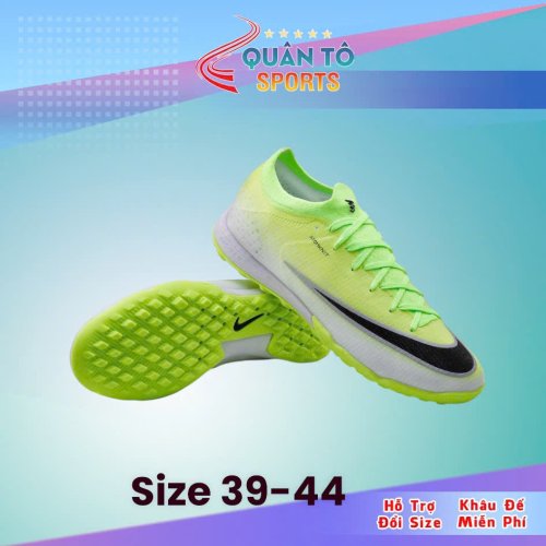 Giày Bóng Đá Nike Mercurial Vapor 17 Elite Xanh Chuối TF Cổ Lửng.