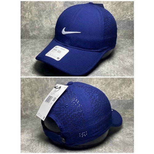 Mũ Lưỡi Trai Nike Xanh Đậm Lưới Nửa Đầu