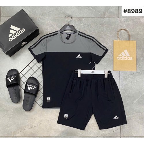 BỘ THỂ THAO ADIDAS 8989 GHI ĐEN