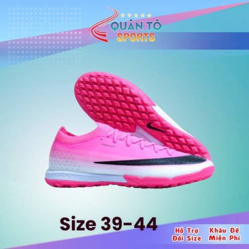 Giày Bóng Đá Nike Mercurial Vapor 17 Elite 2026 Hồng Mận Vạch Đen Lưỡi Gà Liền TF