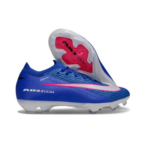 Giày Bóng Đá Nike Mercurial Vapor 16 Elite Xanh Coban Vạch Trắng Cổ Lửng FG