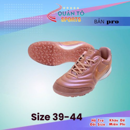 Giày Bóng Đá Nike Tiempo Ligera Pro Nâu Ánh Kim TF..