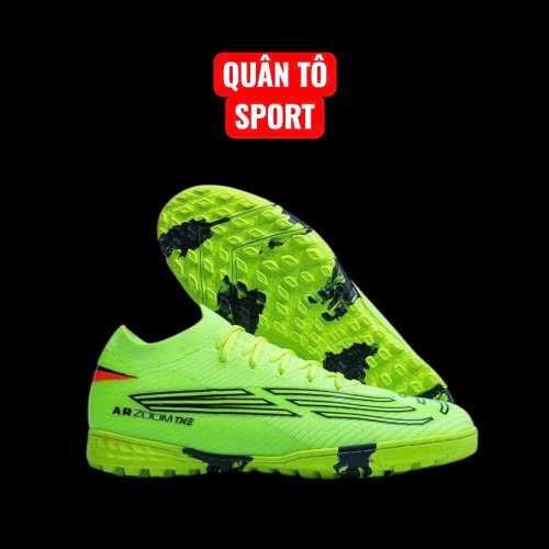 Giày Bóng Đá Trẻ Em Việt Nam Vapor 16 Elite Xanh Lá Mạ Vạch Đen TF